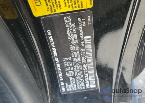 2014 Mini Cooper S from USA, damaged, VIN WMWXM7C54ET986378